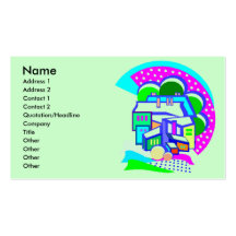 Carte de profil d'usine carte de visite