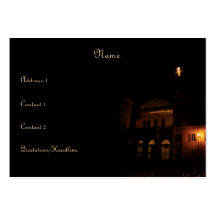 Carte de profil Santa Maria Modèle De Carte De Visite