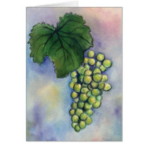 Carte de raisins de cuve de Chardonnay