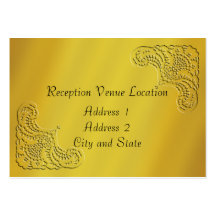 Carte de réception cartes de visite personnelles