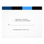 Carte de réception de Mitzvah de barre de Barak Za Invitations