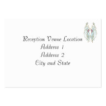 Carte de réception modèle de carte de visite