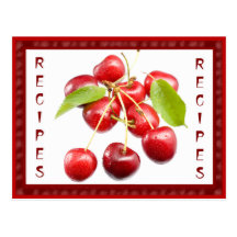 Carte de recette carte postale