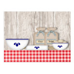 Carte de recette de pays cartes postales