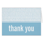 Carte de remerciements chic de code binaire de gee