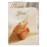Carte de remerciements de bébé
