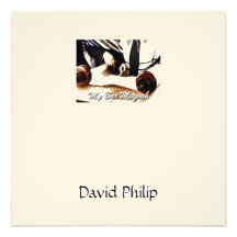 Carte de remerciements de Mitzvah de barre de Tora Invitation Personnalisable