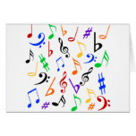 Carte de remerciements de musique
