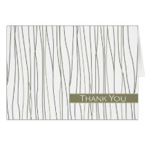 Carte de remerciements moderne de | cartes