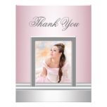 Carte de remerciements rose RSVP de photo polyvale Cartons D'invitation