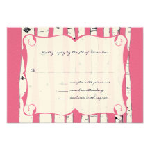 Carte de réponse de mariage d'arbre de bouleau de  carton d'invitation