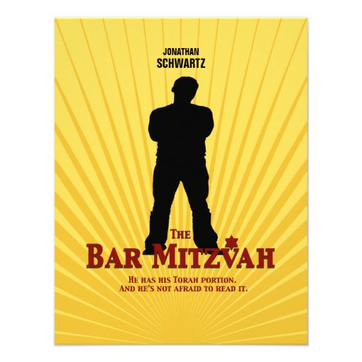 Carte- de réponse de star de cinéma de Mitzvah de  Bristols