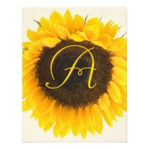Carte de réponse de tournesol cartons d'invitation personnalisés