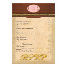 Carte de RSVP - portrait Cartons D'invitation