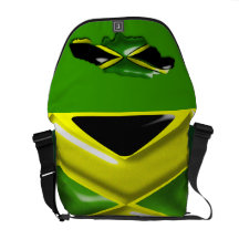 Carte de sac messenger à Rickshaw de la Jamaïque Sacoche