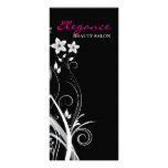 Carte de support de conception florale double carte