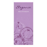 Carte de support de conception florale double carte