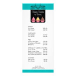 Carte de support de signe de magasin de boulangeri double carte