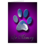 Carte de sympathie de la mort d'animal familier | 