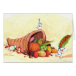 Carte de thanksgiving de souris