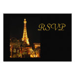 Carte de Tour Eiffel RSVP de Las Vegas Bristols