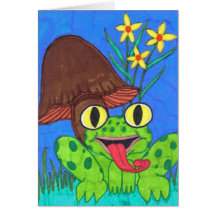 Carte de Tout-Occasion de Froggy d'amusement