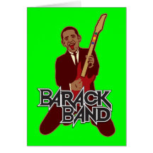 Carte de vacances de bande de Barack