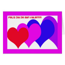 Carte de Valentine d'Espagnol