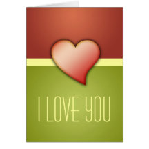 Carte de Valentine, je t'aime, coeur, rouge foncé,