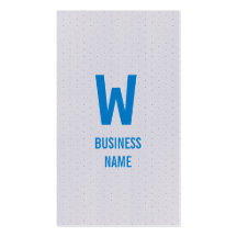 Carte de visite bleu d'assistant de médecin de mon