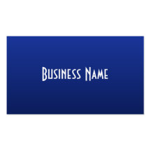 Carte de visite bleu profond professionnel