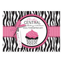 Carte de visite chic de boutique