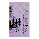 Carte de visite chic d'organisateur