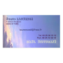 CARTE DE VISITE CIEL ET NUAGE