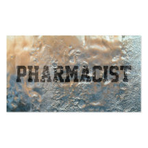 Carte de visite congelé frais de pharmacien de gla