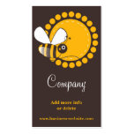 Carte de visite d'abeille