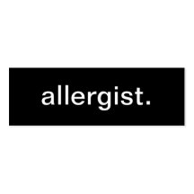 Carte de visite d'allergologiste