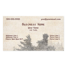 Carte de visite d'arbre