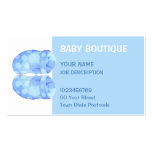 Carte de visite de butins de bébé