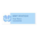 Carte de visite de butins de bébé petit