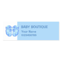 Carte de visite de butins de bébé petit
