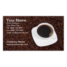 Carte de visite de café