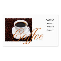 Carte de visite de café-restaurant
