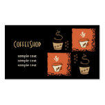 Carte de visite de café-restaurant
