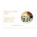 Carte de visite de chat sauvage