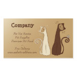 Carte de visite de chats