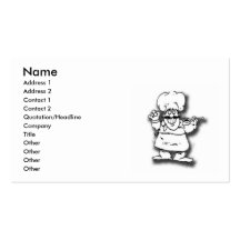 Carte de visite de chef