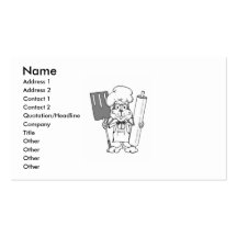 Carte de visite de chef