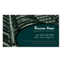 Carte de visite de cieux de Scifi