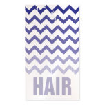 Carte de visite de coiffeur - indigo criqué Ombre